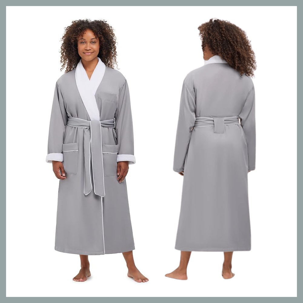 Plush Robe (Grey): image 1