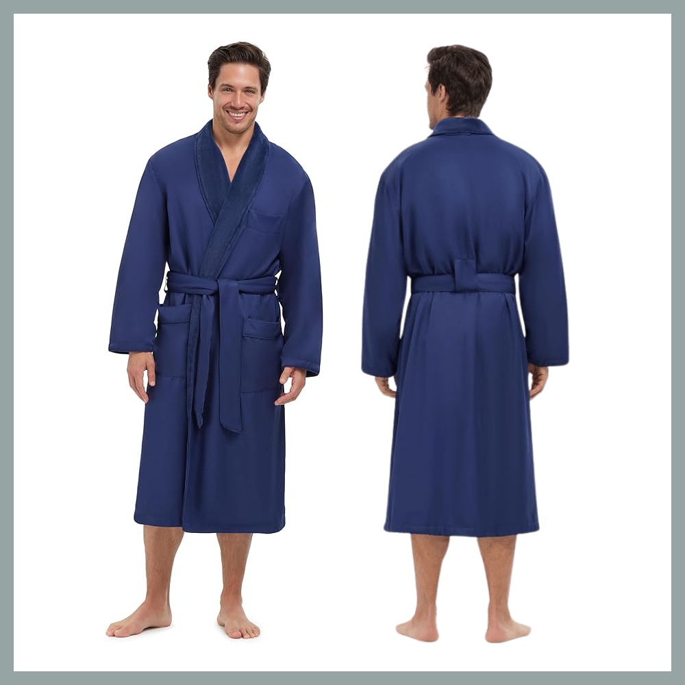 Plush Robe (Grey): image 4