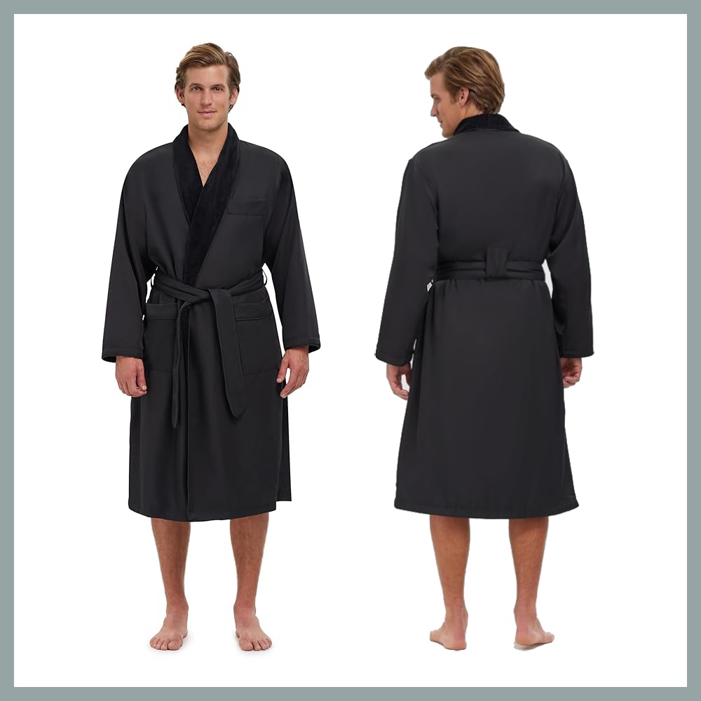 Plush Robe (Grey): image 5