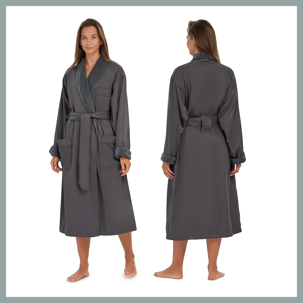 Plush Robe (Grey): image 7